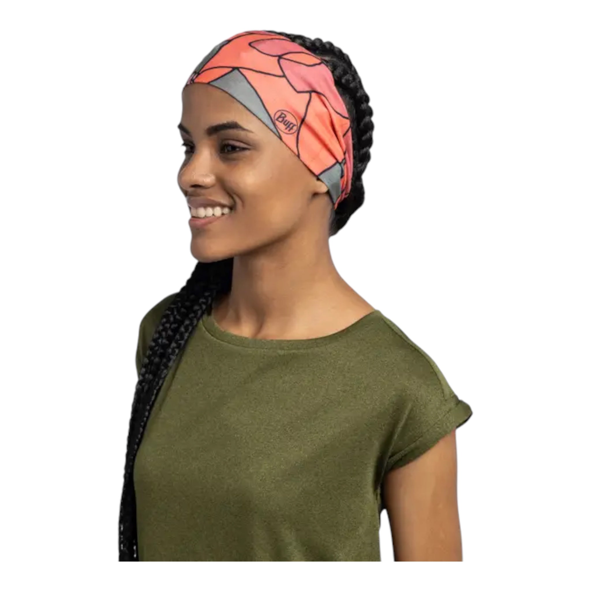 Buff CoolNet UV® Ellipse Headband - Aramay Poppy