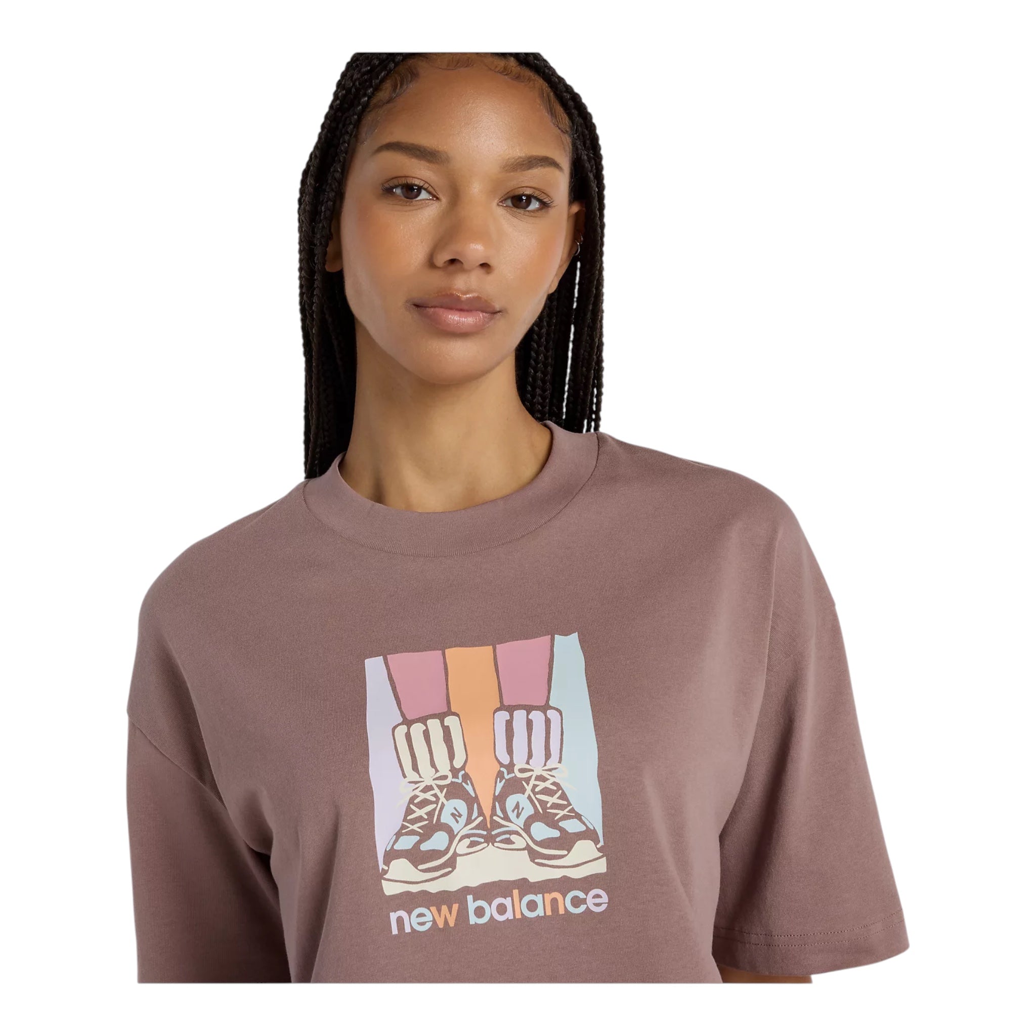 New Balance Athletics Gradient Shoes T-Shirt - Women's