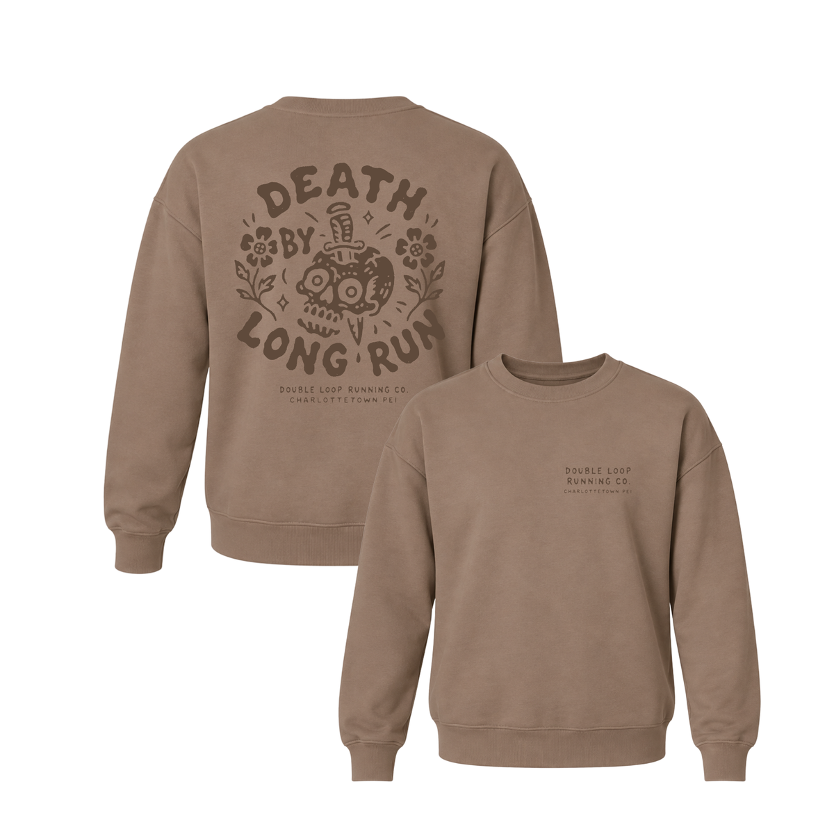 Double Loop Running Co. Crew Neck Sweater - Death by Long Run