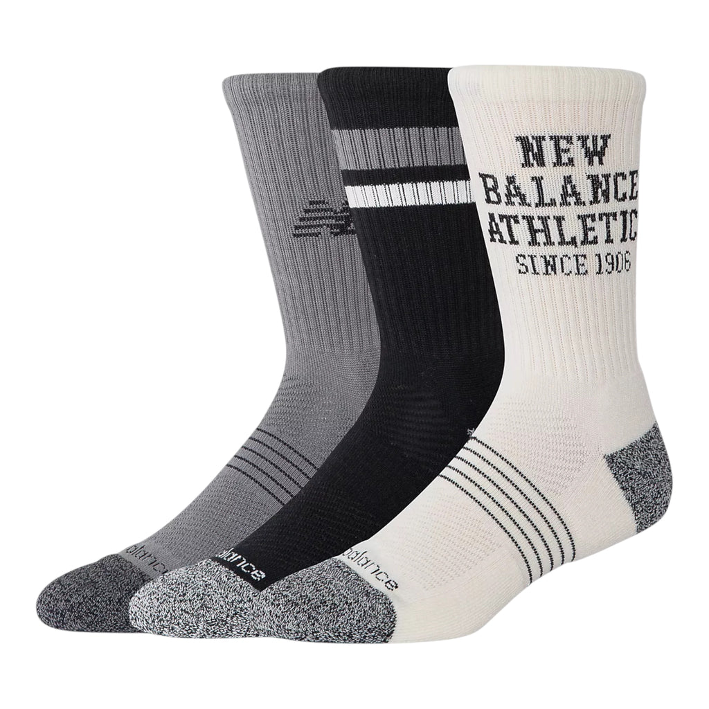 New Balance Active Graphic Crew Socks - 3 Pack