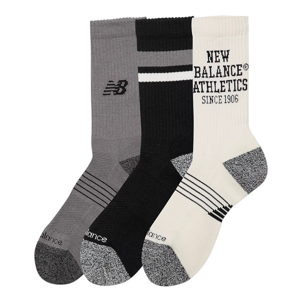 New Balance Active Graphic Crew Socks - 3 Pack