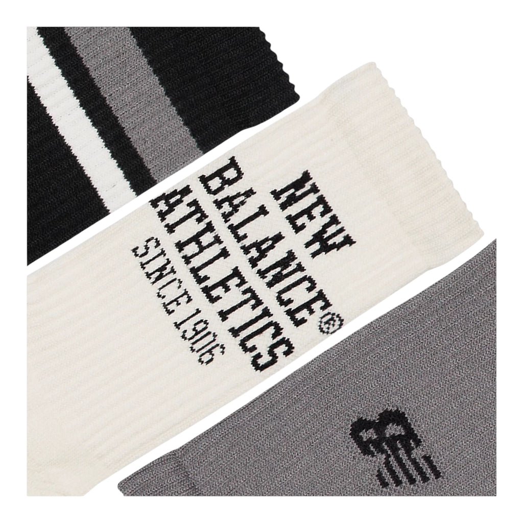 New Balance Active Graphic Crew Socks - 3 Pack