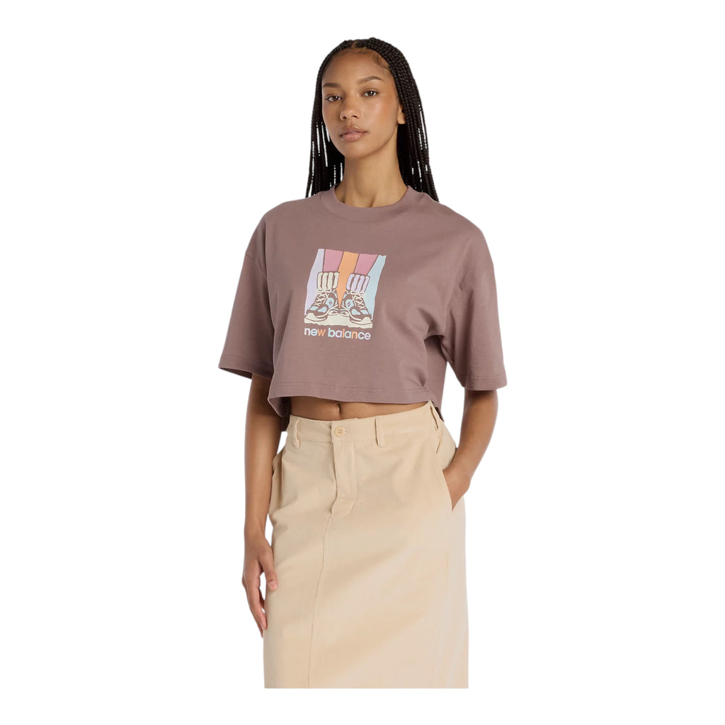 New Balance Athletics Gradient Shoes T-Shirt - Women's