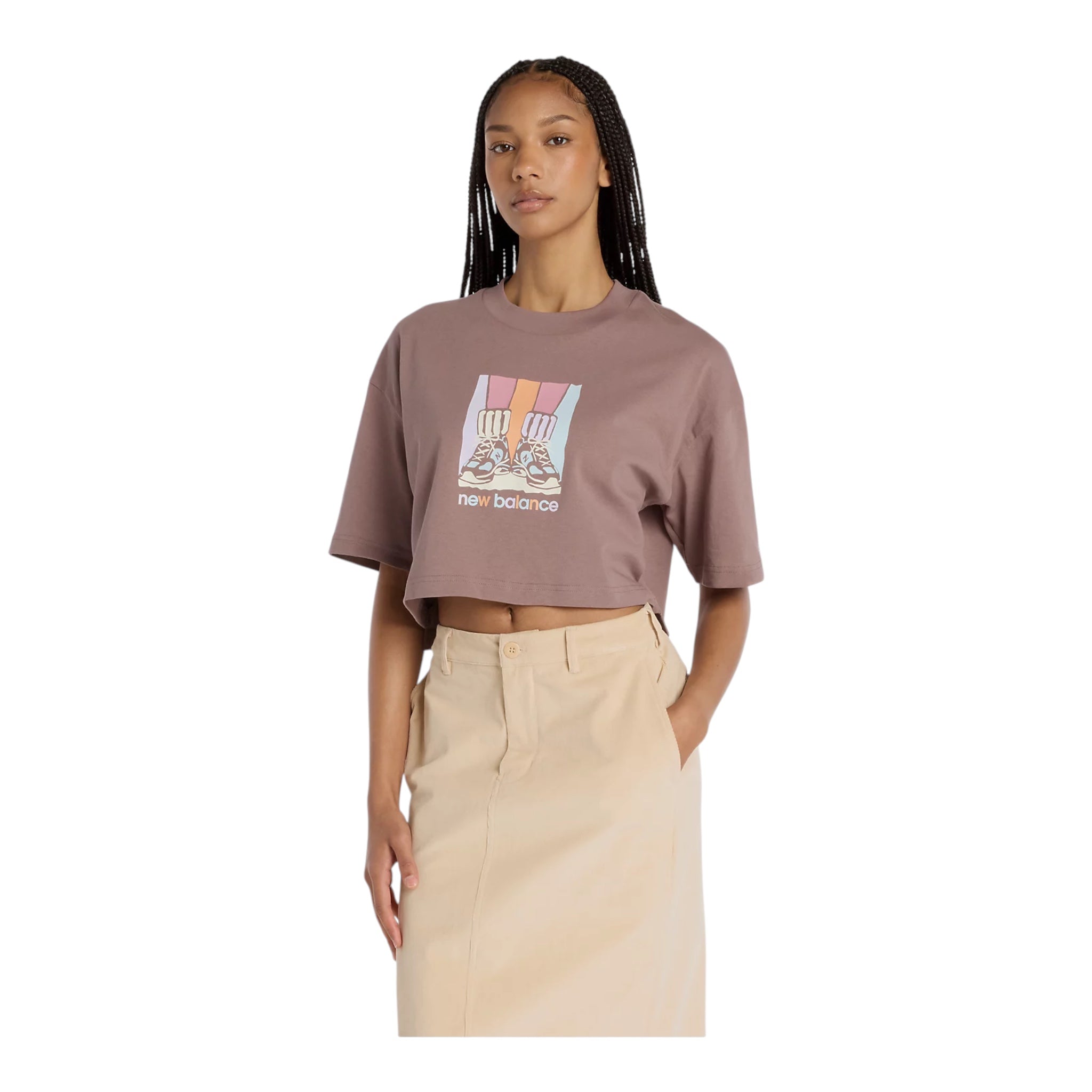 New Balance Athletics Gradient Shoes T-Shirt - Women's