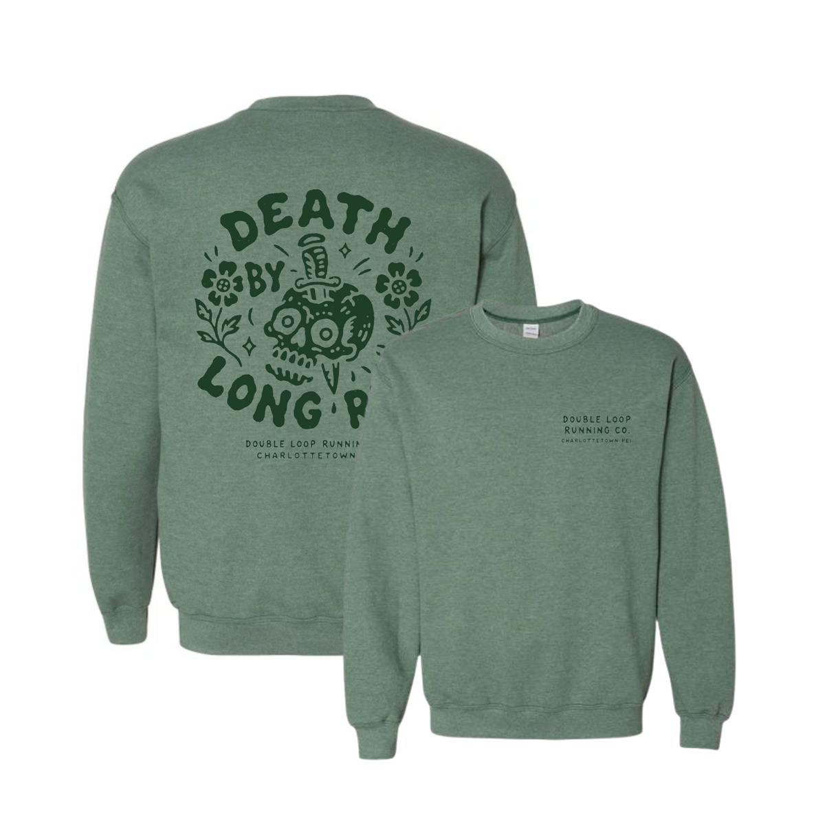 Double Loop Running Co. Crew Neck Sweater - Death by Long Run