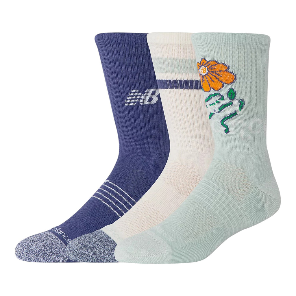 New Balance Active Graphic Crew Socks - 3 Pack