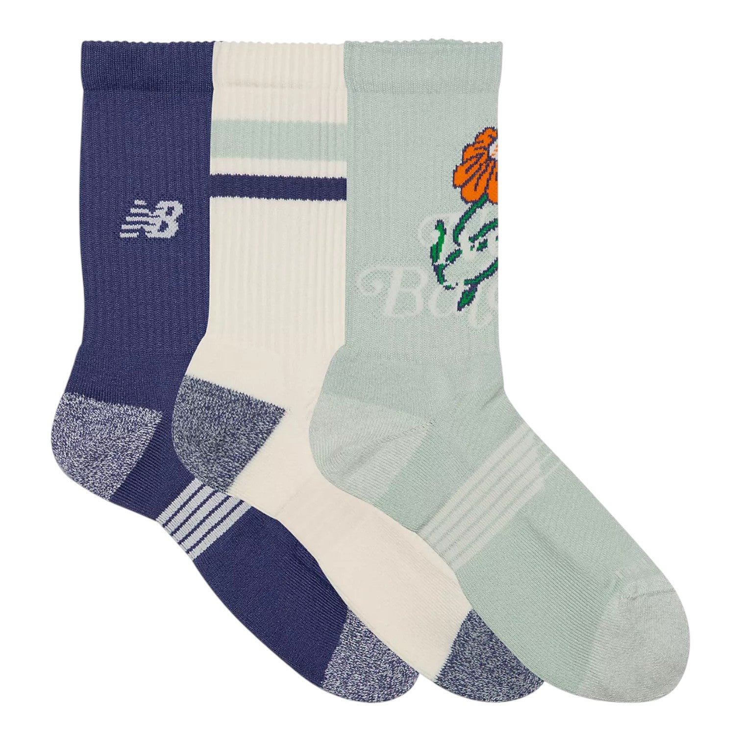 New Balance Active Graphic Crew Socks - 3 Pack