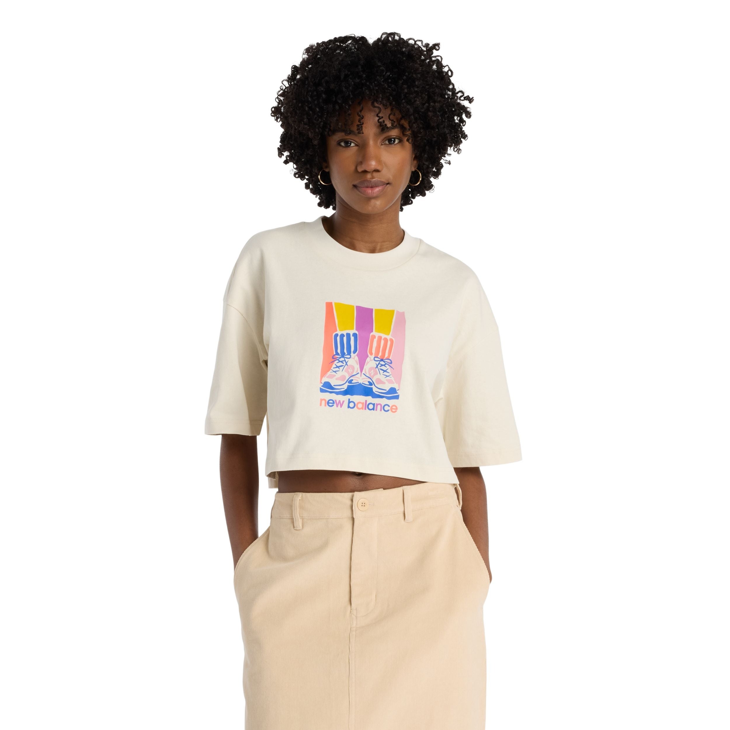 New Balance Athletics Gradient Shoes T-Shirt - Women's